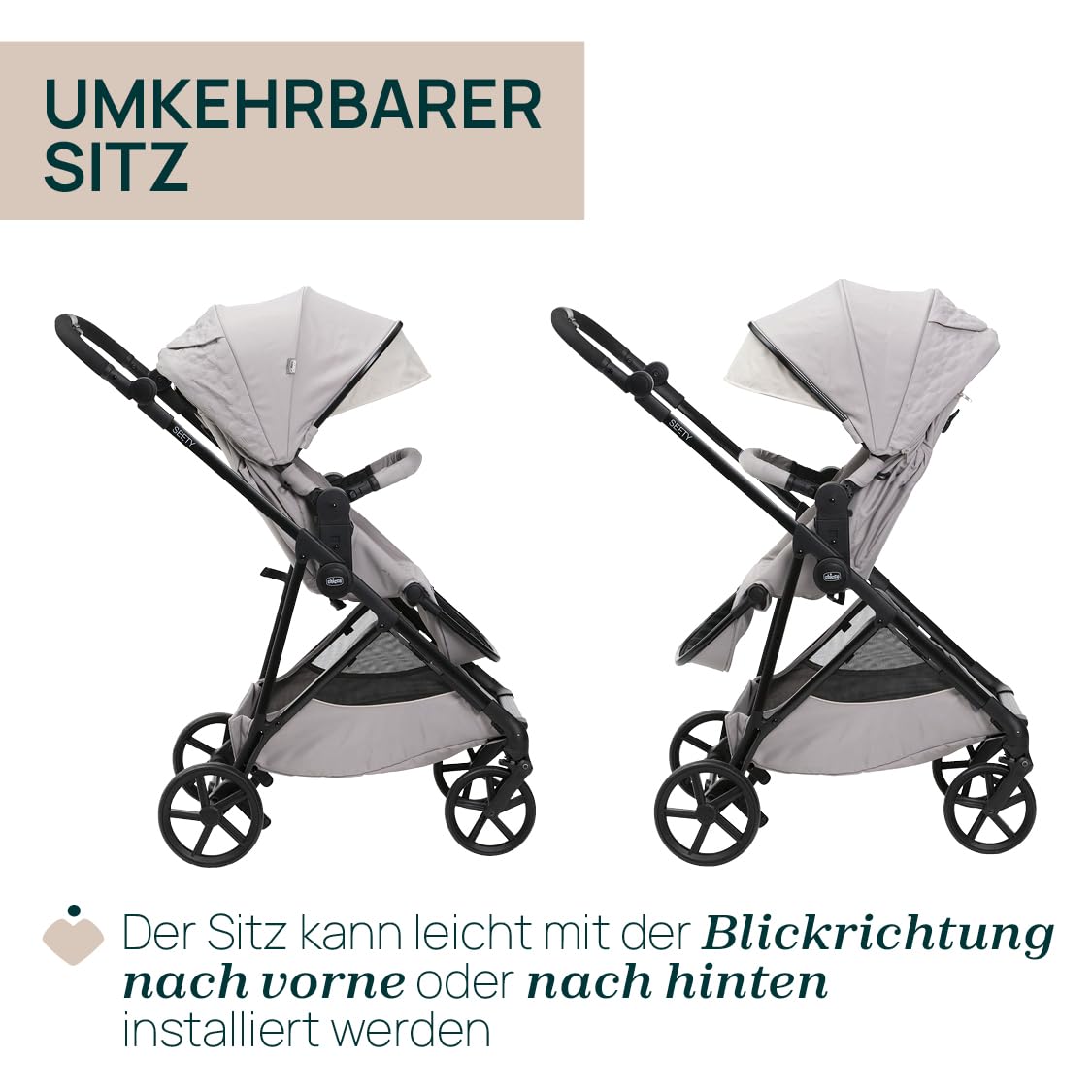 chicco-seety-kinderwagen-grau-bis-22-kg-faltbar-7-kg-leicht image 4