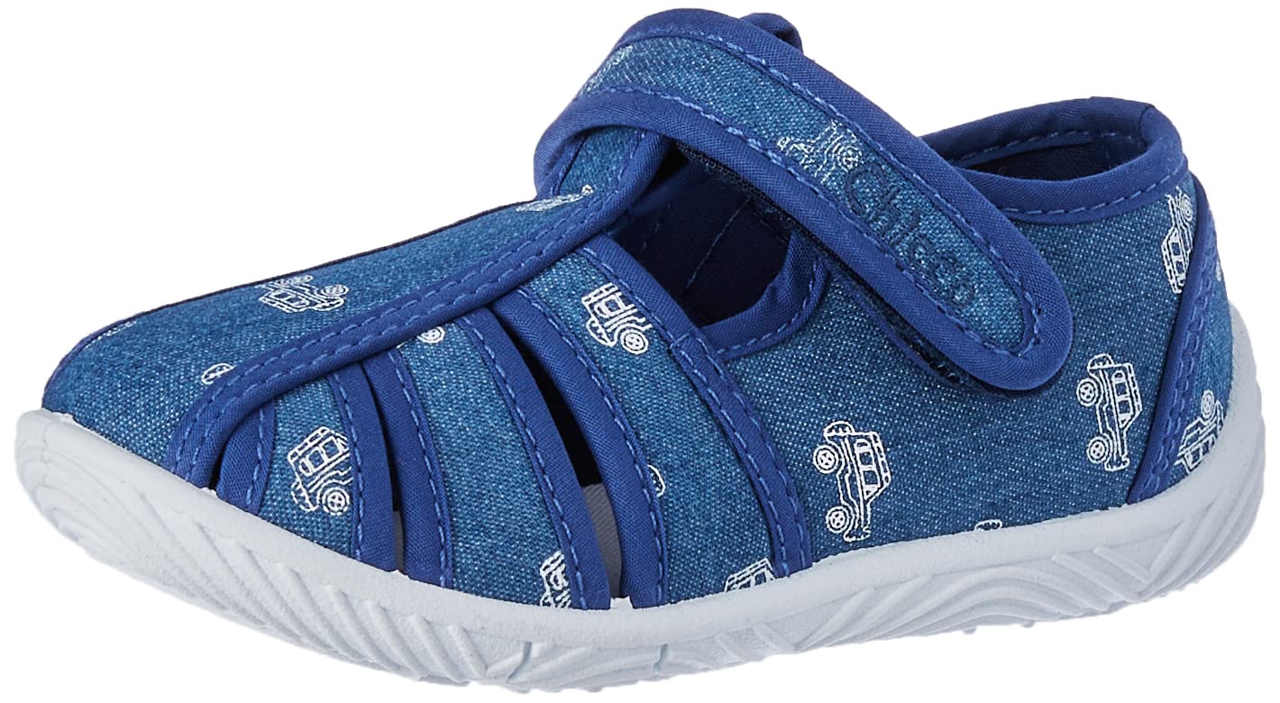 chicco-hausschuhe-kinder-pantoffeln-blau-wei image 6