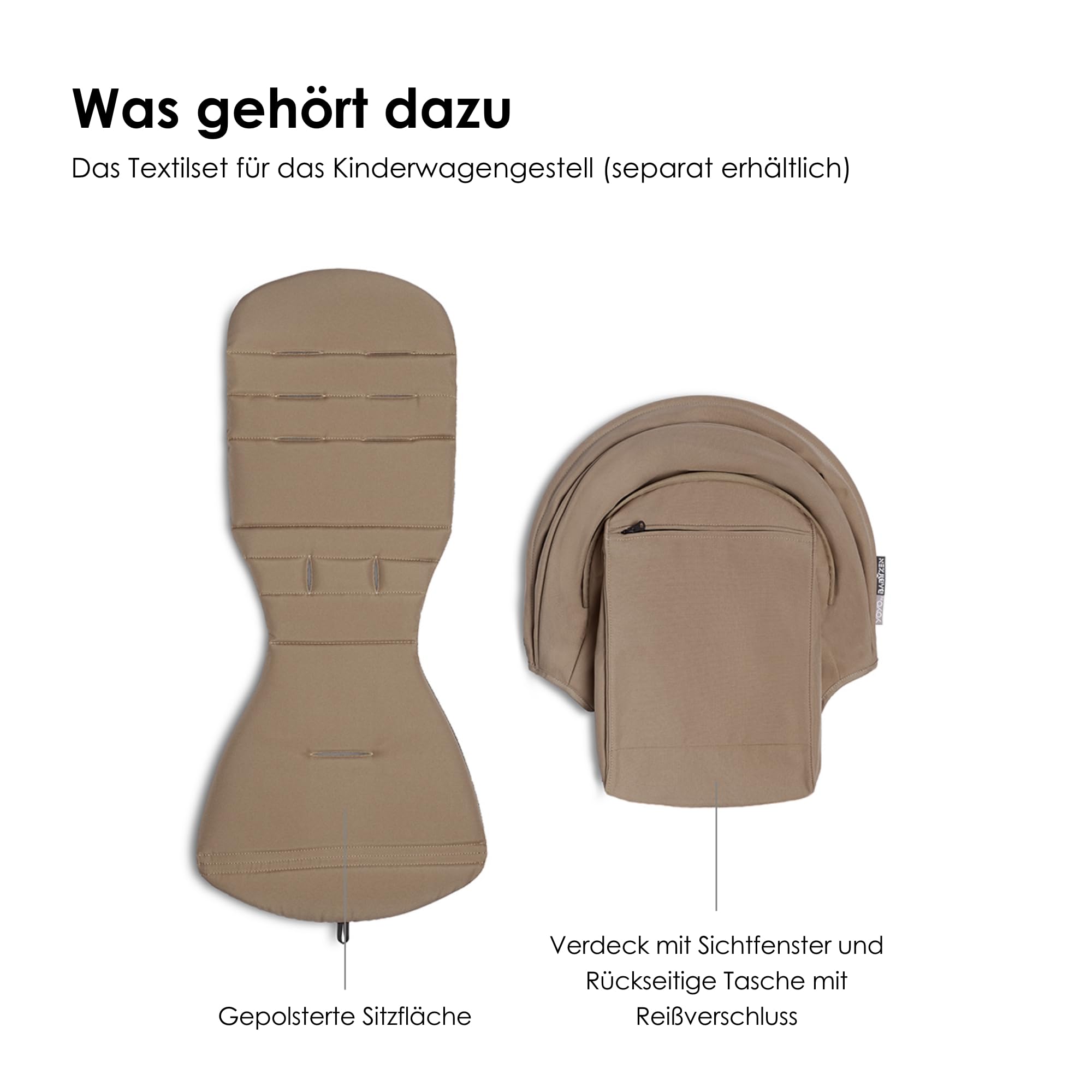 babyzen-yoyo-6-textilset-taupe-mit-sitzpolster image 2