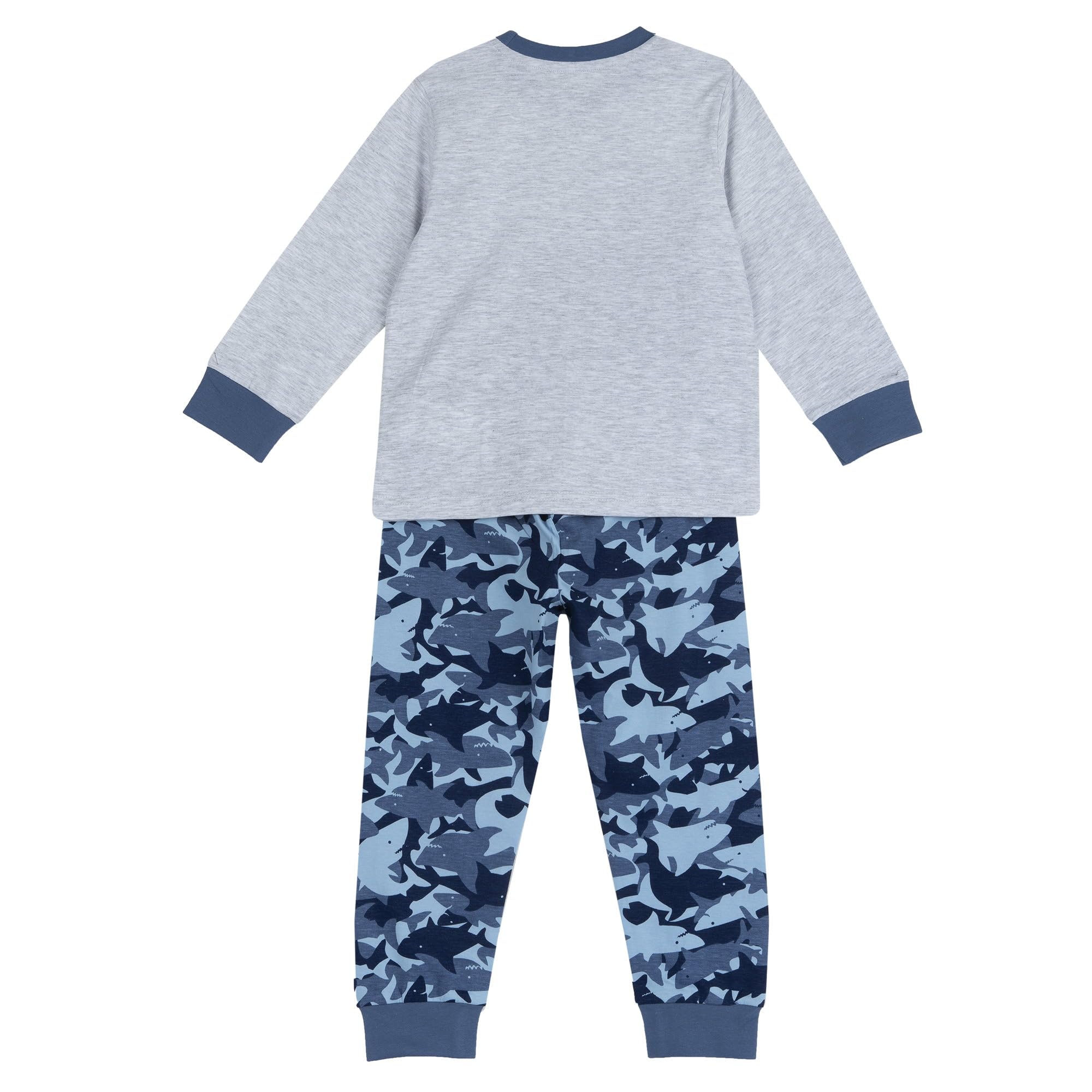 chicco-kurzpyjama-jungen-t-shirt-shorts-4-jahre-grau image 2