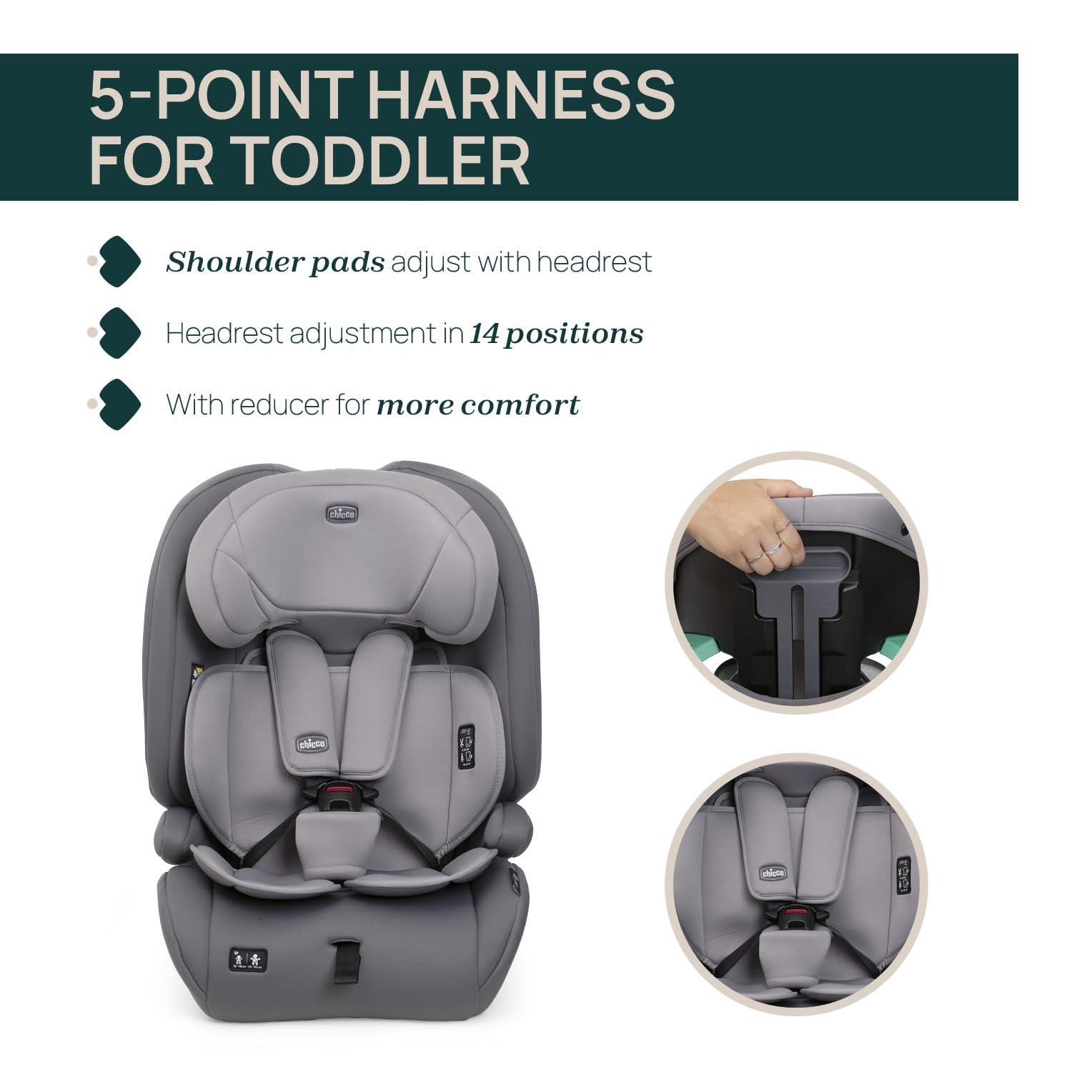 chicco-gro-up-i-size-kindersitz-76-150-cm-grau-5-kg image 5