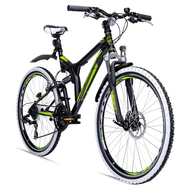 bergsteiger-phoenix-26-zoll-fully-mtb-21-gang-toxic-green image 1