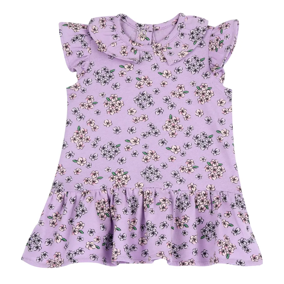chicco-m-dchen-kurzarmkleid-baumwolle-gr-9-monate image 1