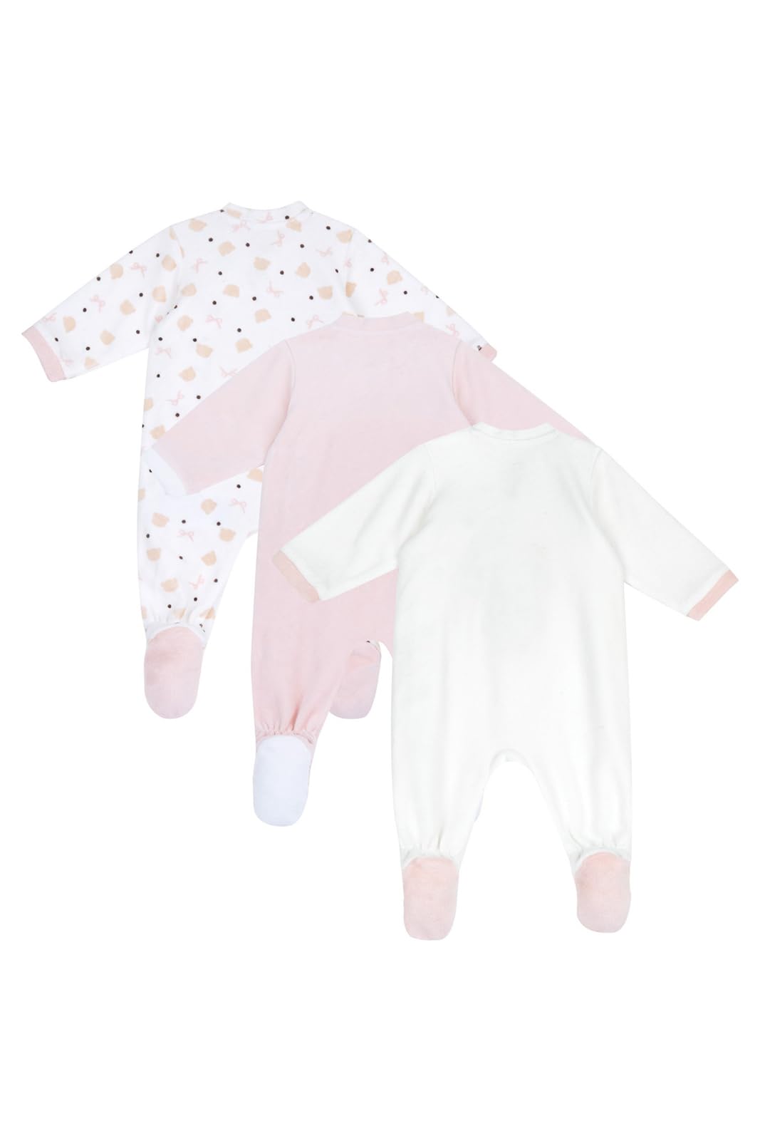chicco-babystrampler-m-dchen-3er-set-nicki-mit-f-chen image 2