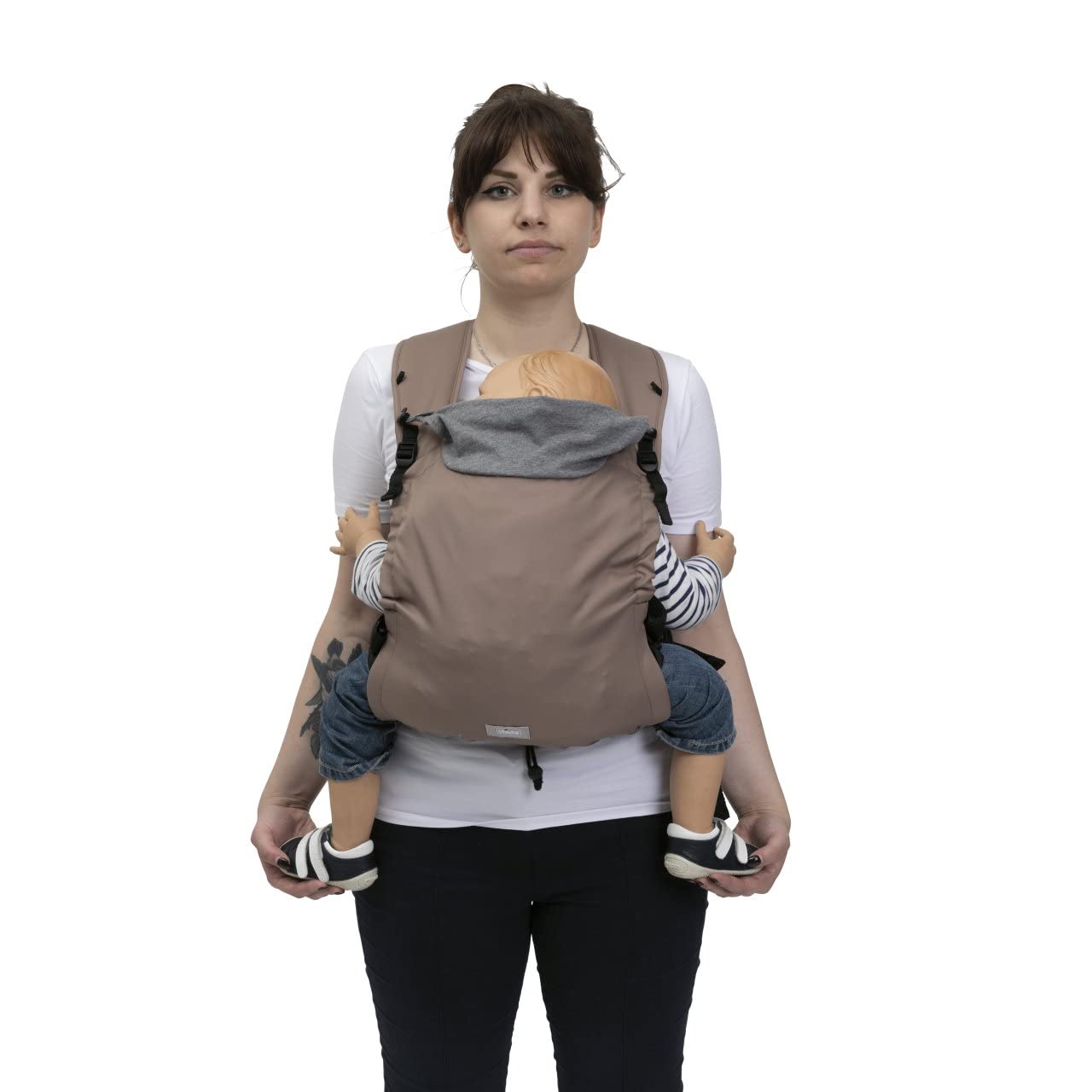 chicco-skin-fit-babytrage-warm-beige-0-9-kg-ergonomisch image 5