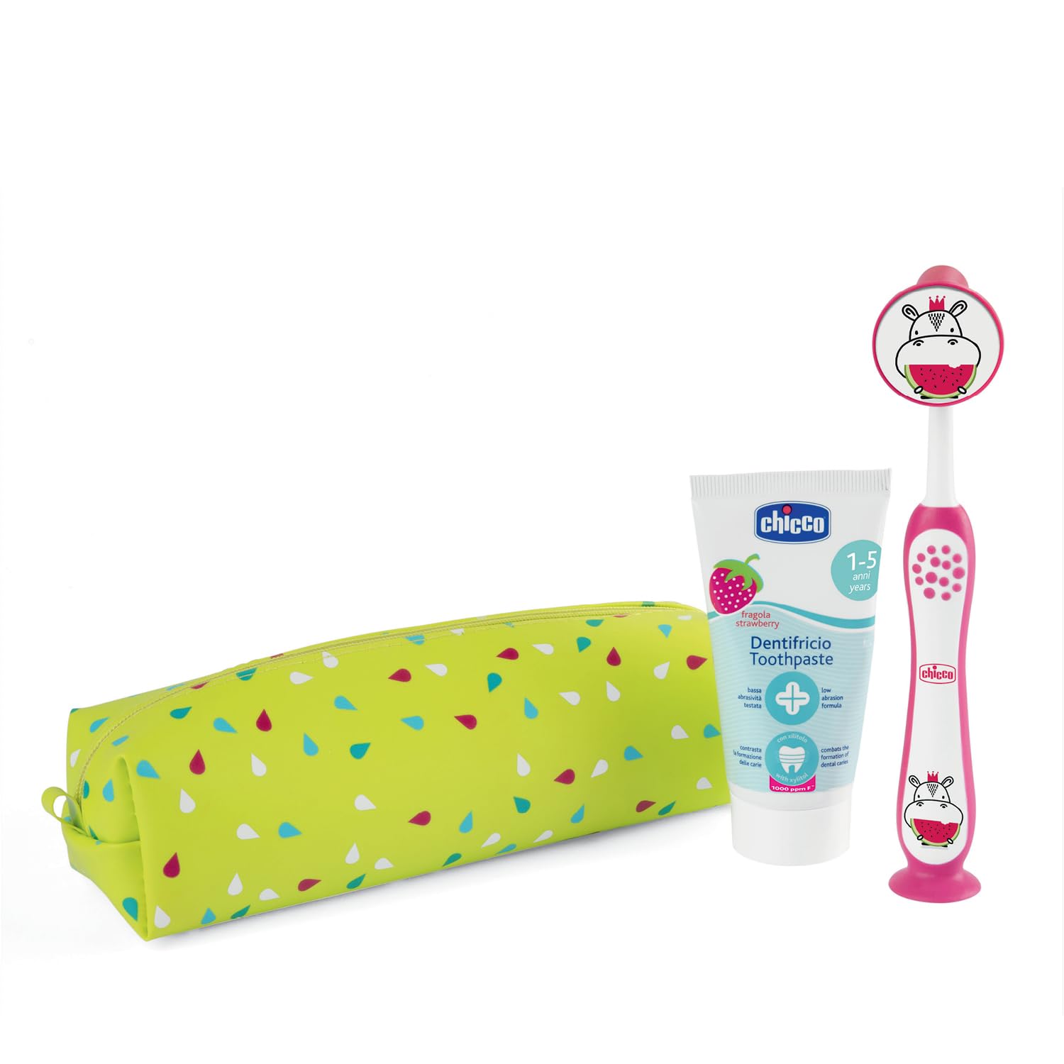 chicco-zahnbuerste-zahnpasta-set-apfel-banane-6-36-monate-blau image 6