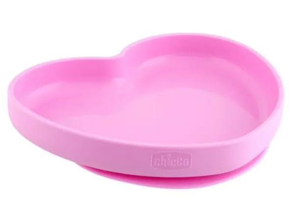 chicco-herz-teller-silikon-rosa-mit-saugnapf-ab-12-monate image 3