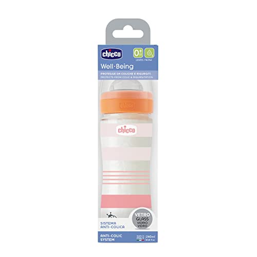 chicco-well-being-babyfl-schchen-glas-240-ml-rosa-0m image 8
