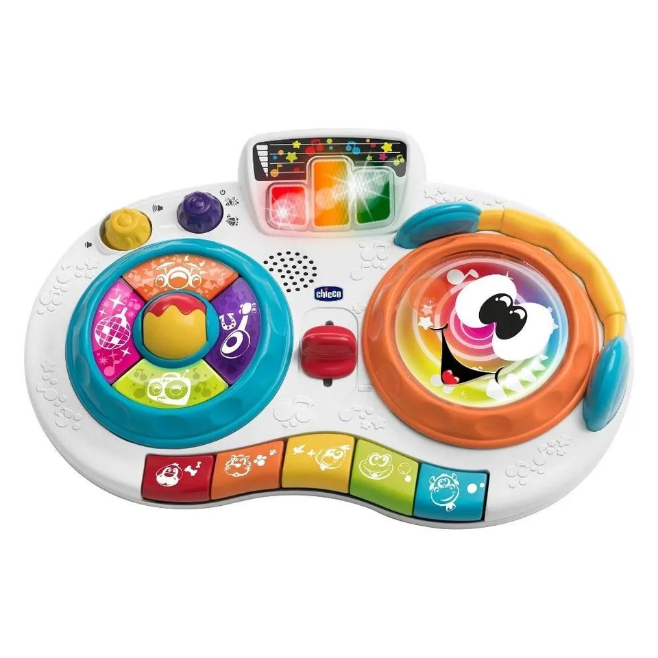 chicco-dj-scratchy-kinderklavier-keyboard-8-melodien-1-4-jahre image 1