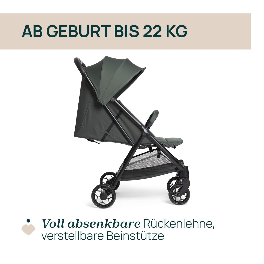 chicco-urbino-buggy-ab-geburt-bis-25-kg-gr-n-faltbar image 3