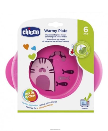 chicco-warmy-thermo-teller-rosa-rutschfest-6-monate image 7