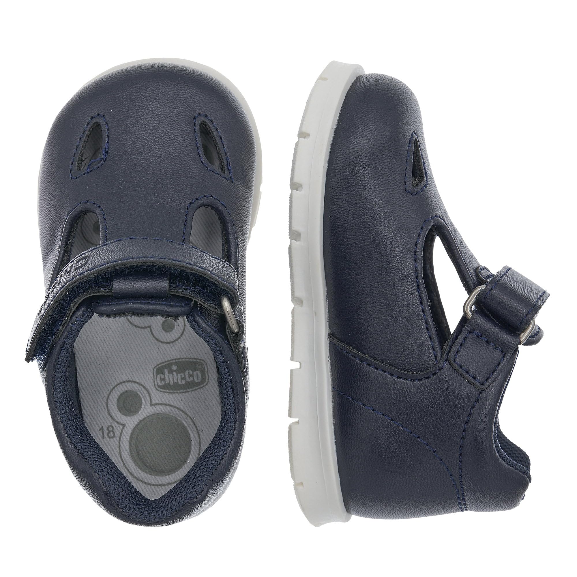 chicco-felix-sandalen-gr-21-blau-mit-klettverschluss image 2