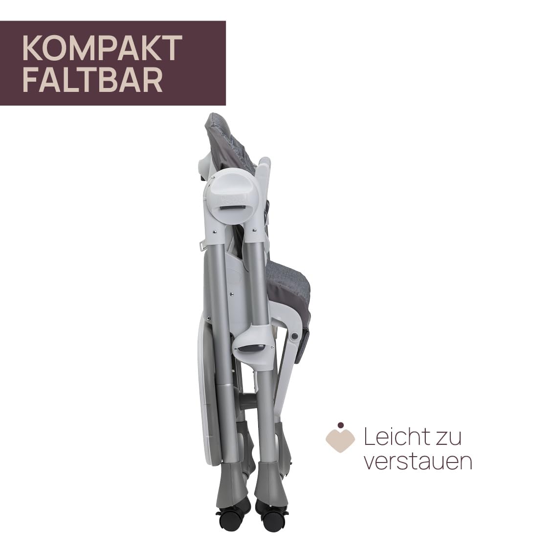 chicco-polly-easy-hochstuhl-grey-melange-verstellbar-bis-15-kg image 3