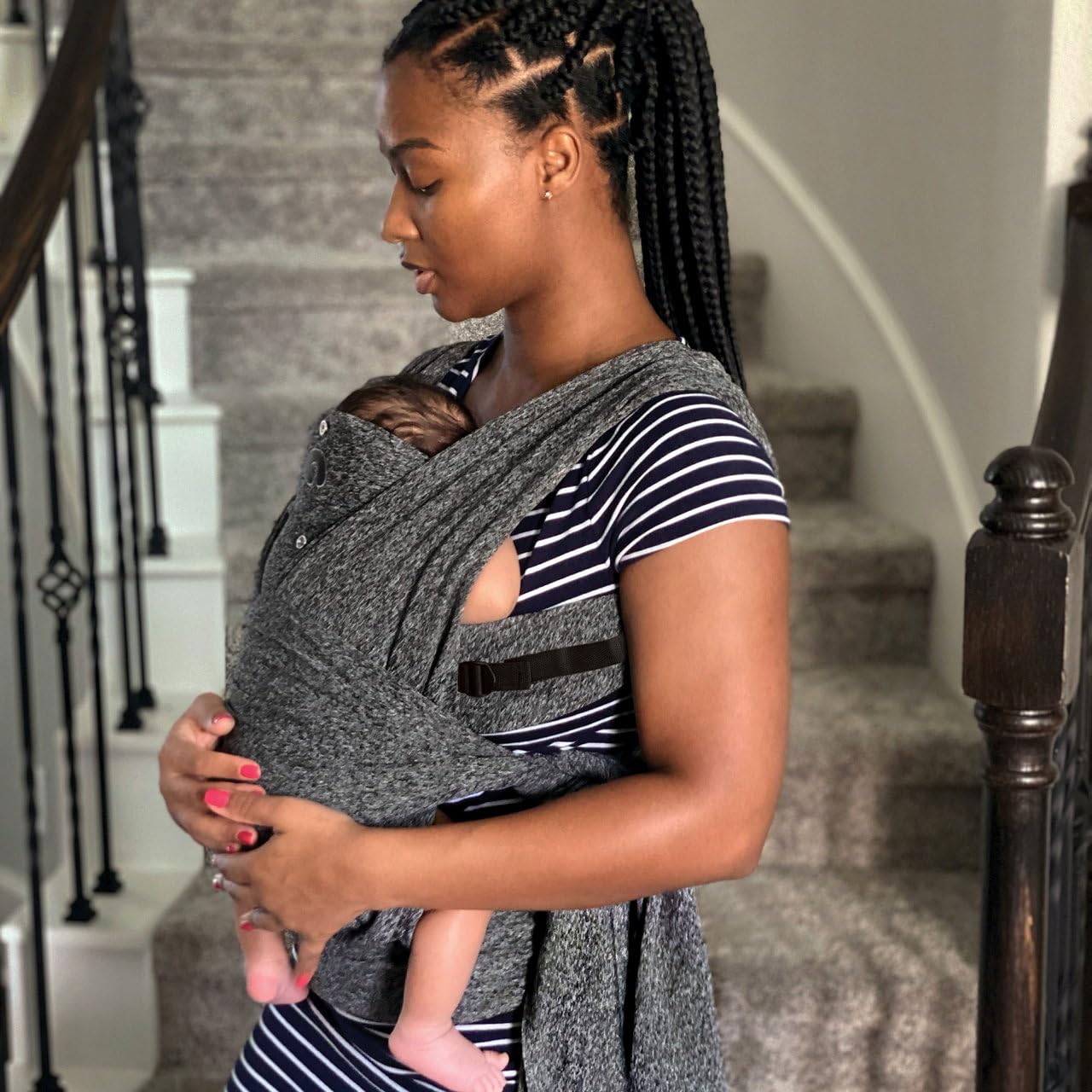 chicco-boppy-comfyfit-evolution-babytrage-grau-ergonomisch image 4