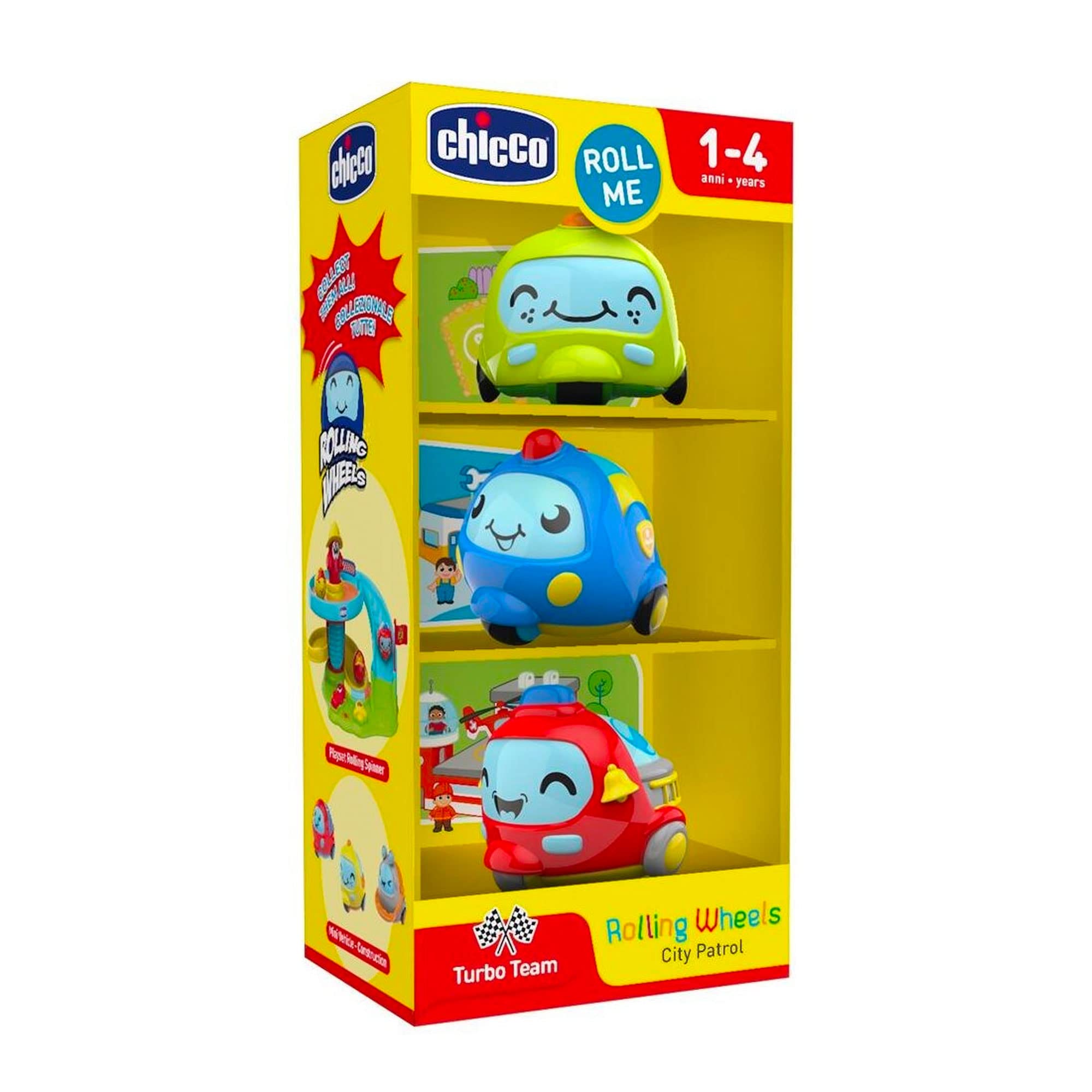 chicco-rolling-wheels-city-patrol-spielautos-3er-set-mehrfarbig image 2