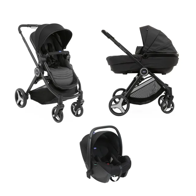 chicco-trio-best-friend-kinderwagen-3in1-schwarz image 1