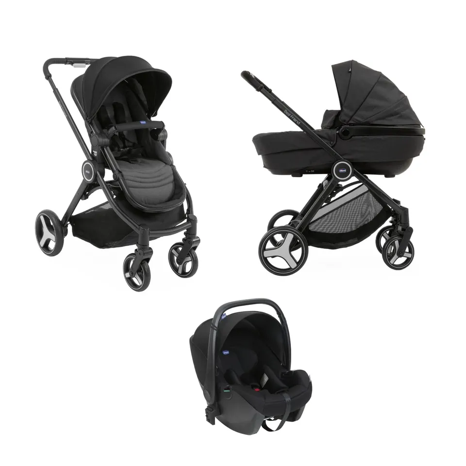 chicco-trio-best-friend-kinderwagen-3in1-schwarz image 1