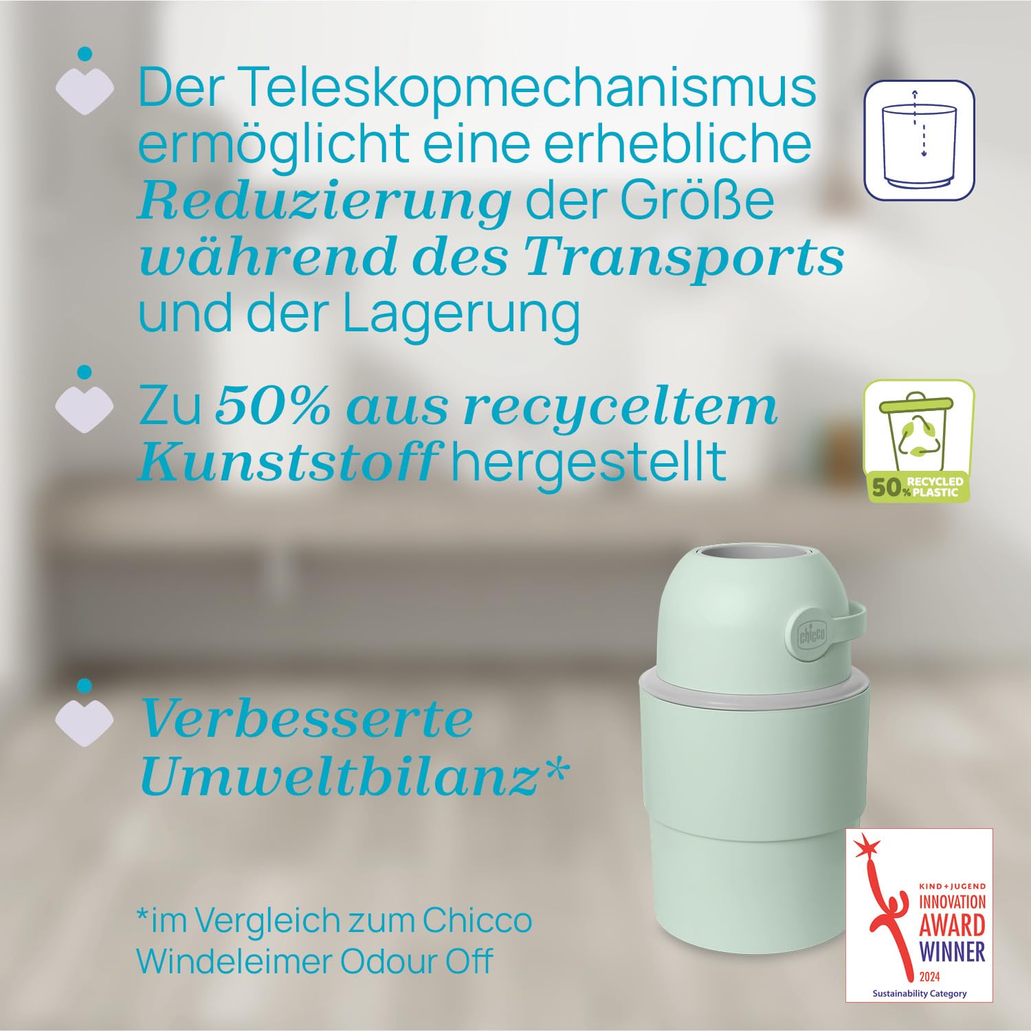 chicco-teleskop-windeleimer-l-35-windeln-gr-n-anti-geruch image 6