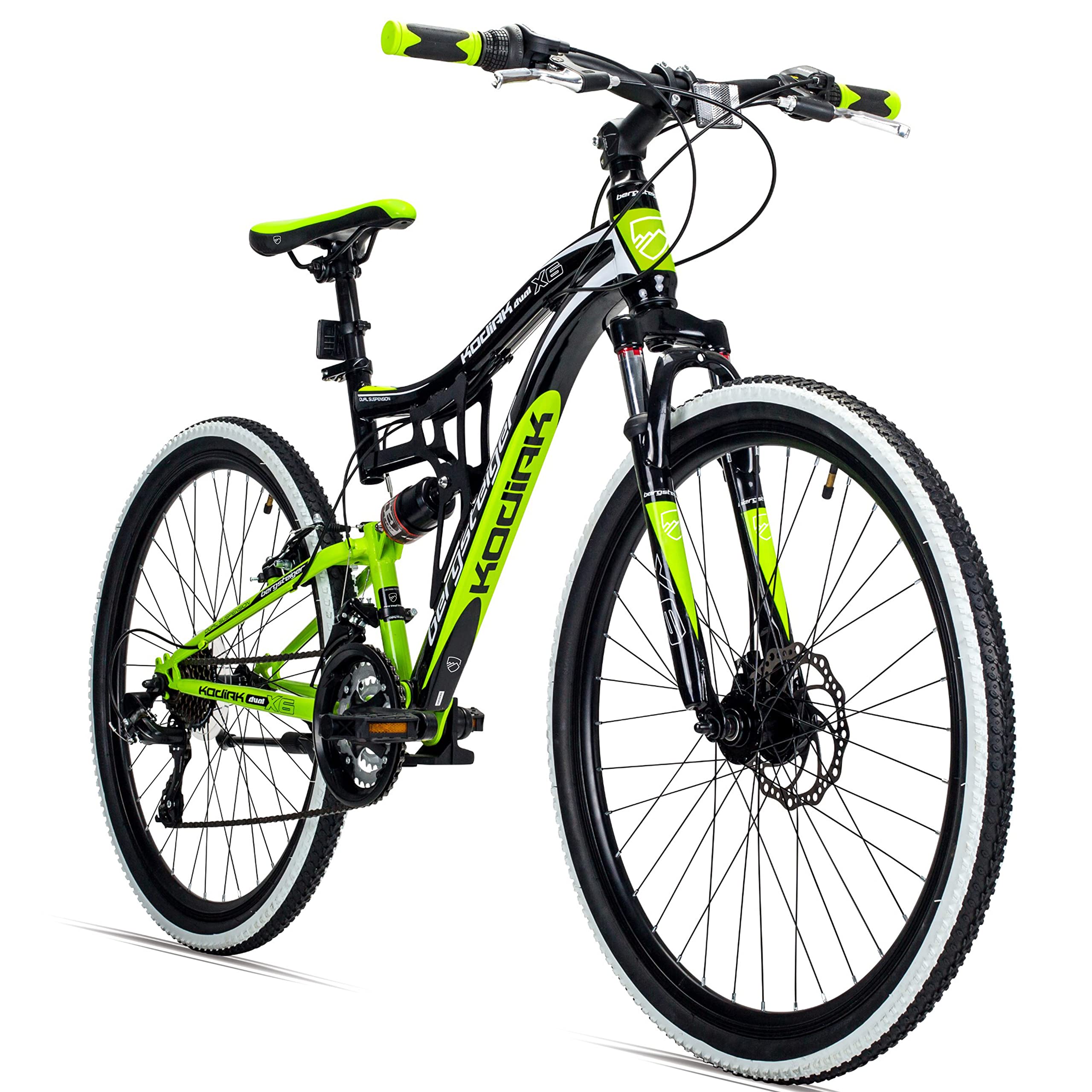bergsteiger-kodiak-fully-mtb-24-zoll-grau-pink-21-gang image 8