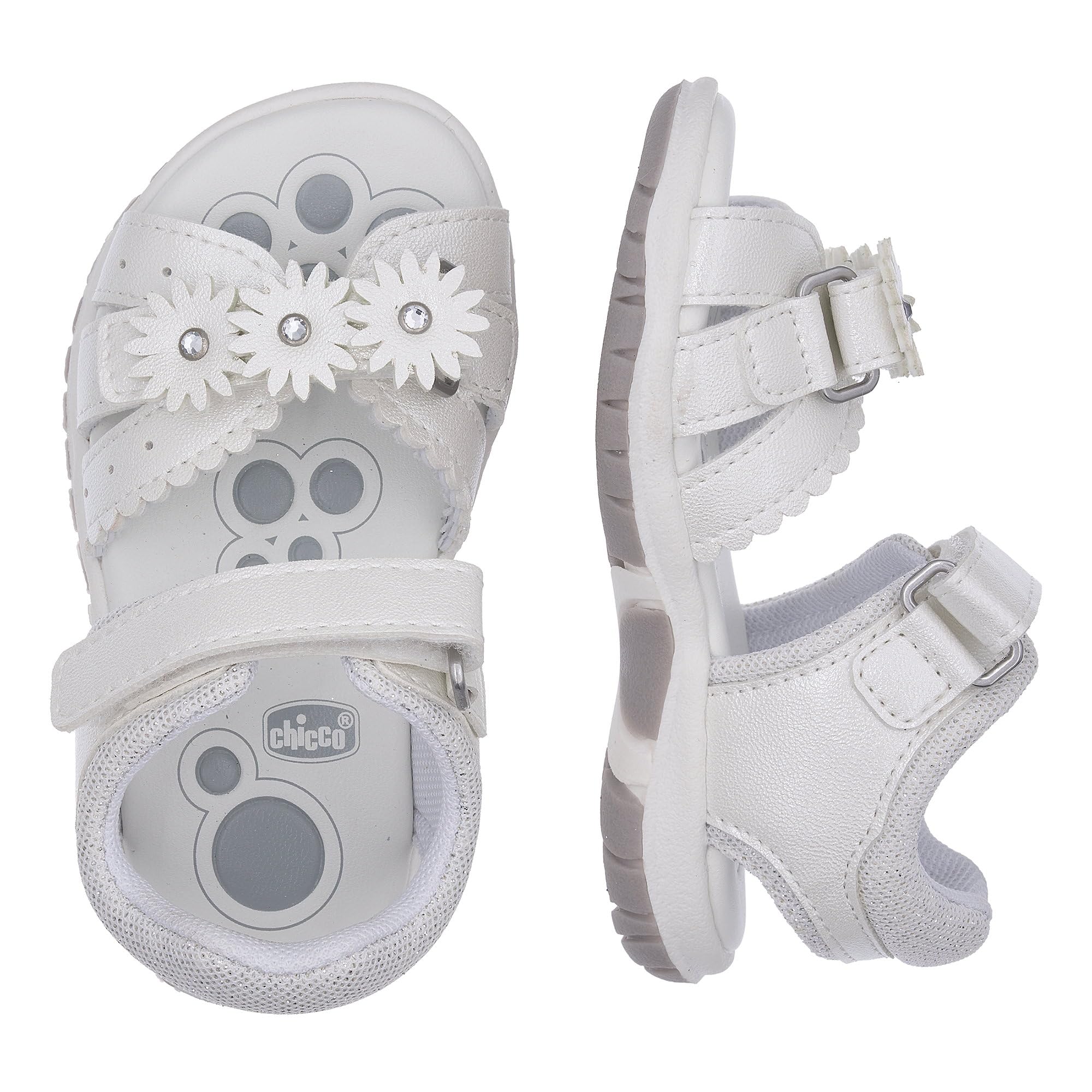 chicco-m-dchen-sandalen-26-eu-perlwei-klettverschluss image 2