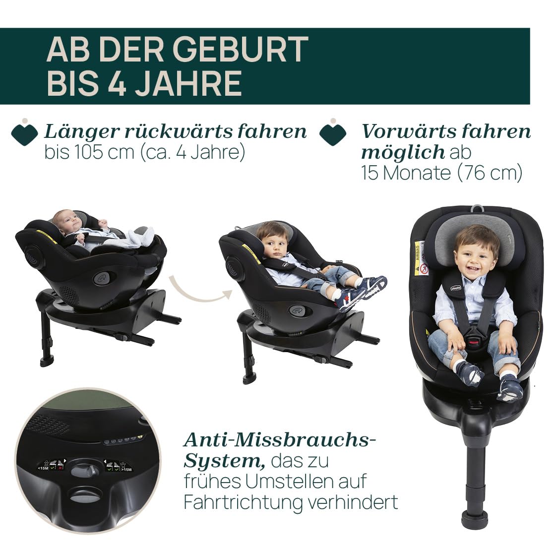 chicco-seat105-i-size-autositz-beige-40-105-cm-drehbar image 4