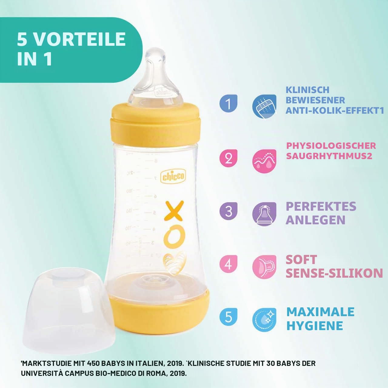 chicco-perfect-5-babyflasche-240-ml-beige-medium-flow-antikolik image 4