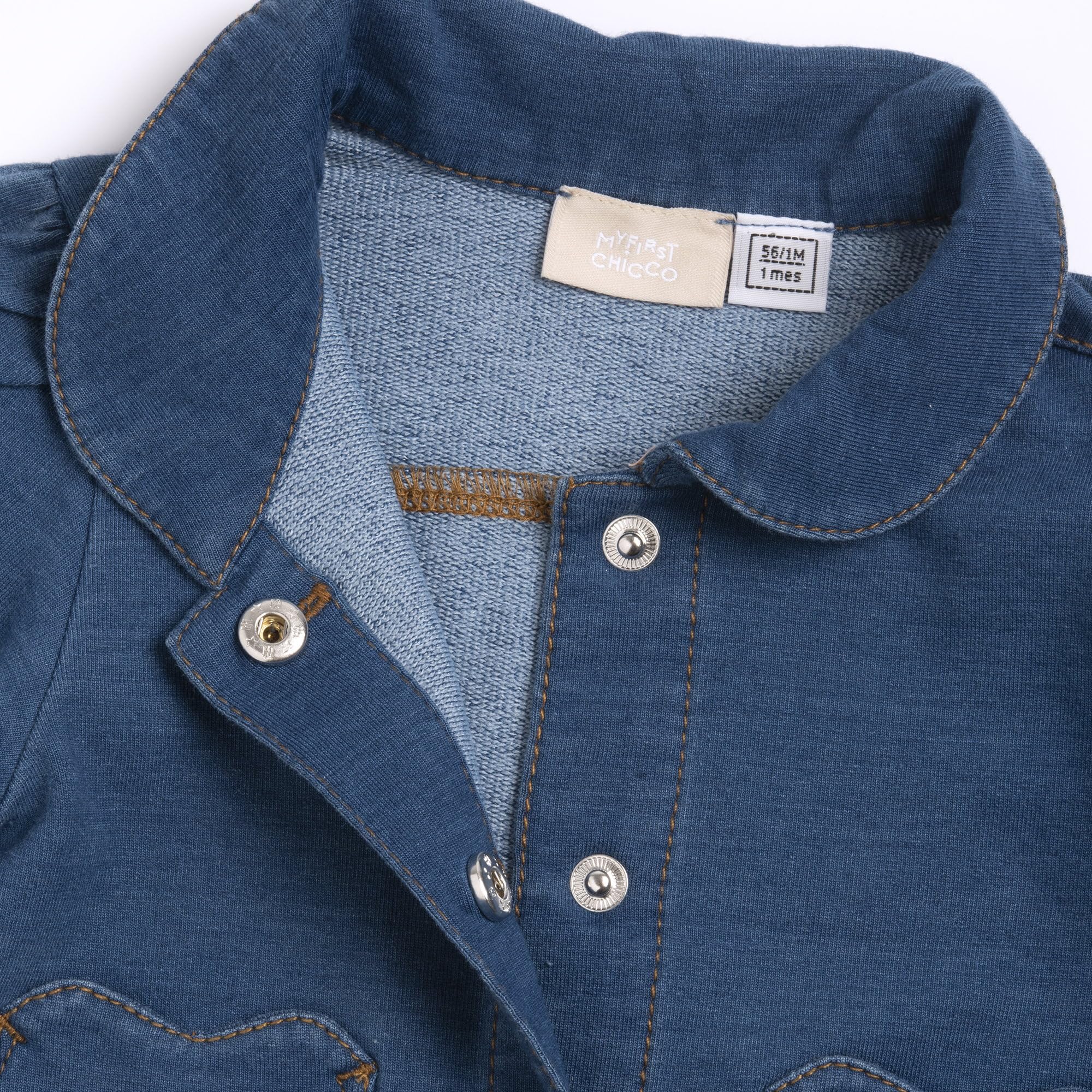 chicco-m-dchen-jeansjacke-denim-jacke-9-monate-babykleidung image 4