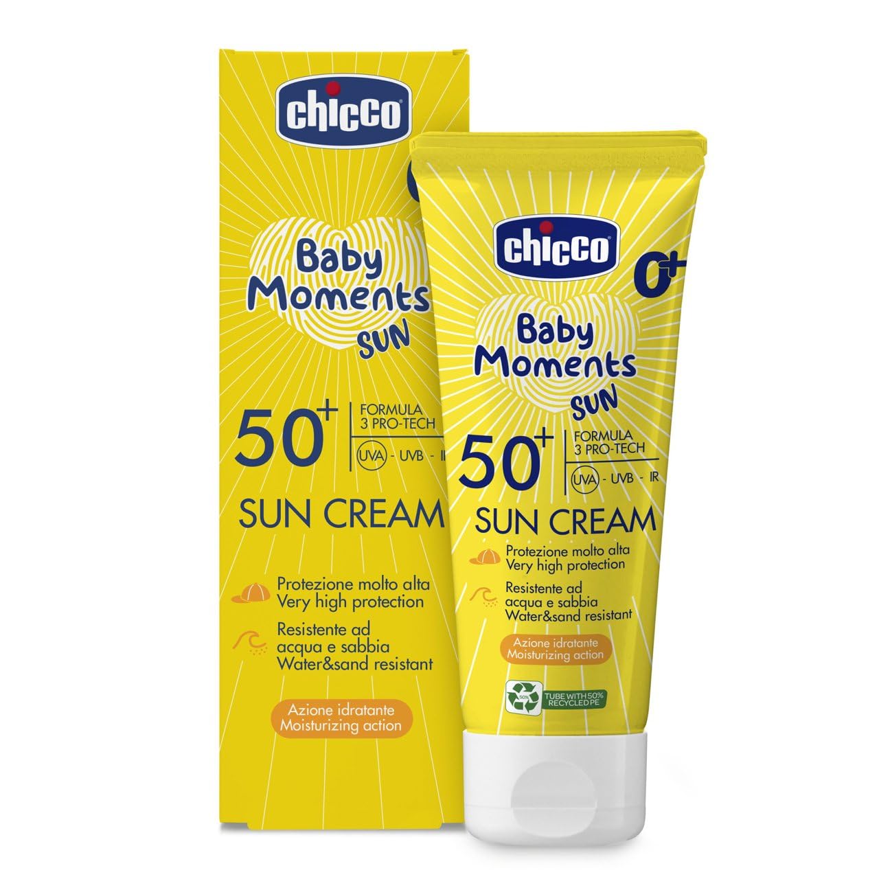 chicco-sonnencreme-baby-lsf-50-75-ml-wasserfest image 1