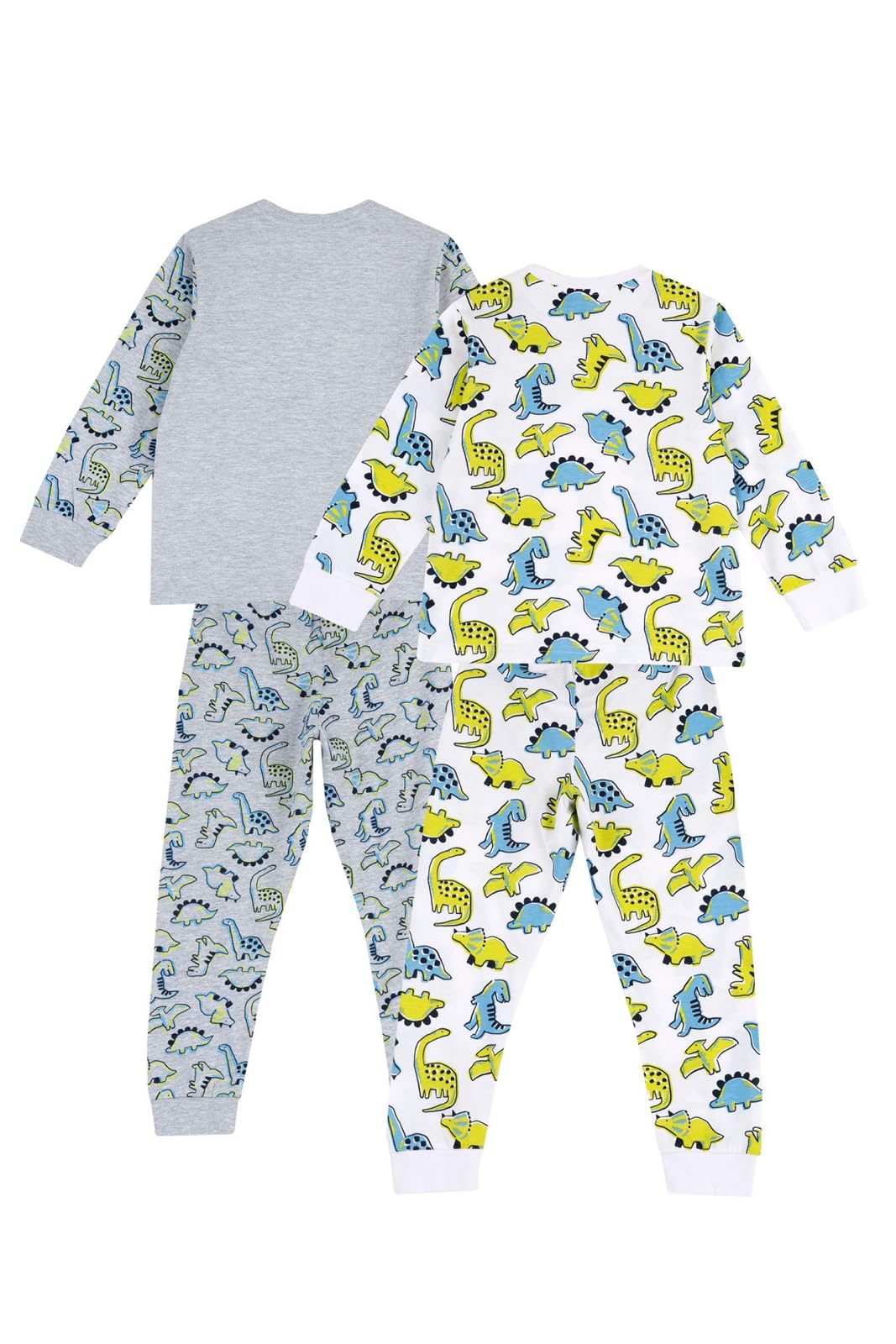 chicco-kinderpyjama-2-teilig-grau-12-monate-baumwolle image 2