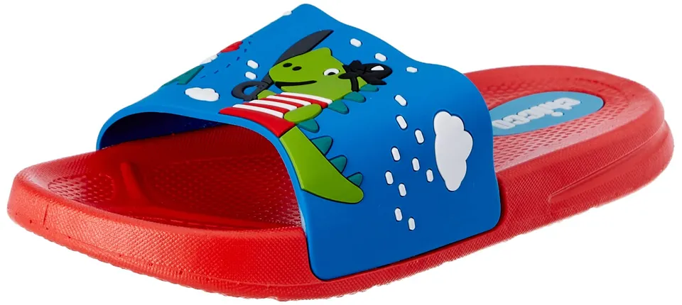 chicco-badeschuhe-kinder-gr-25-blau-rot-eva-leicht image 1