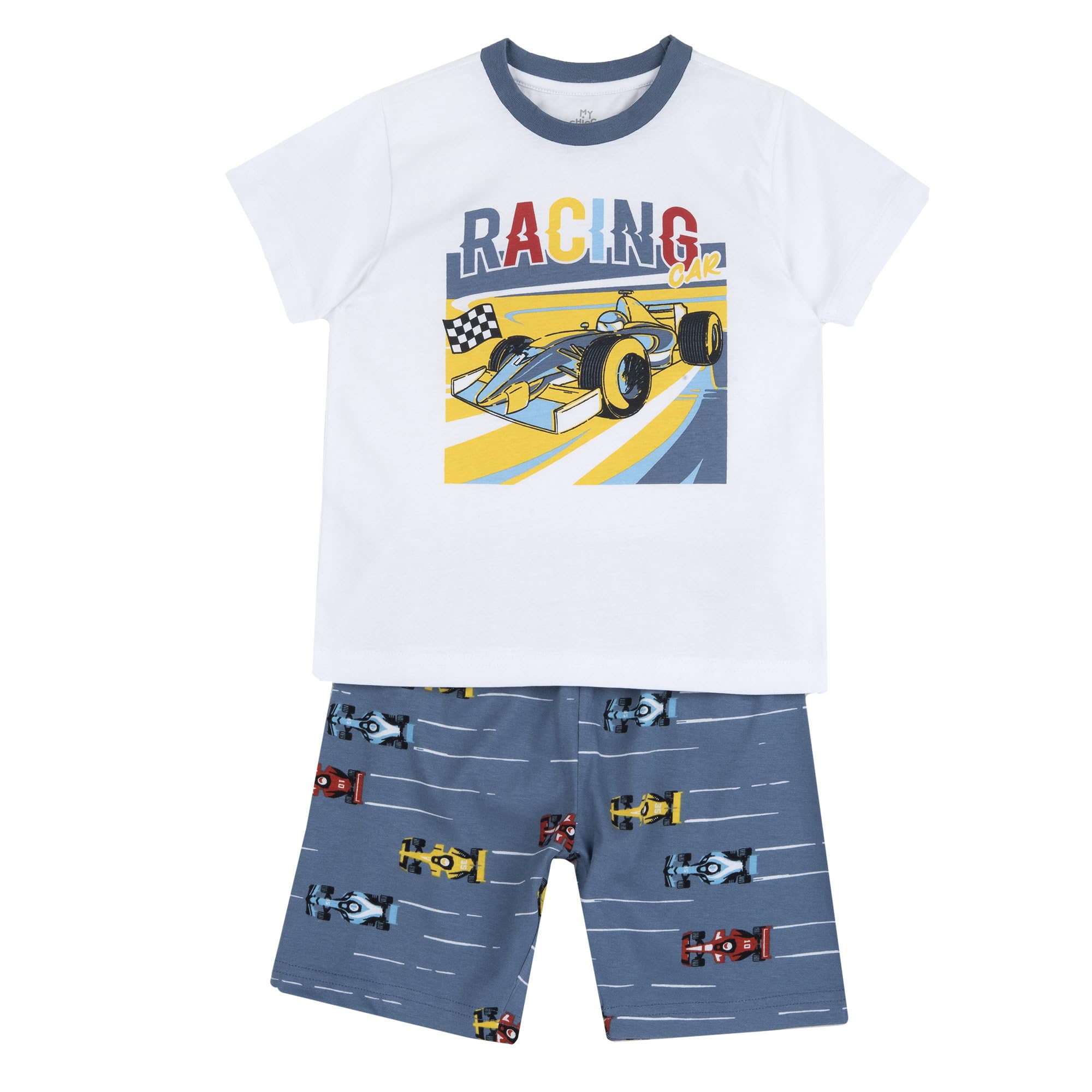 chicco-kurzpyjama-jungen-t-shirt-shorts-4-jahre-grau image 6