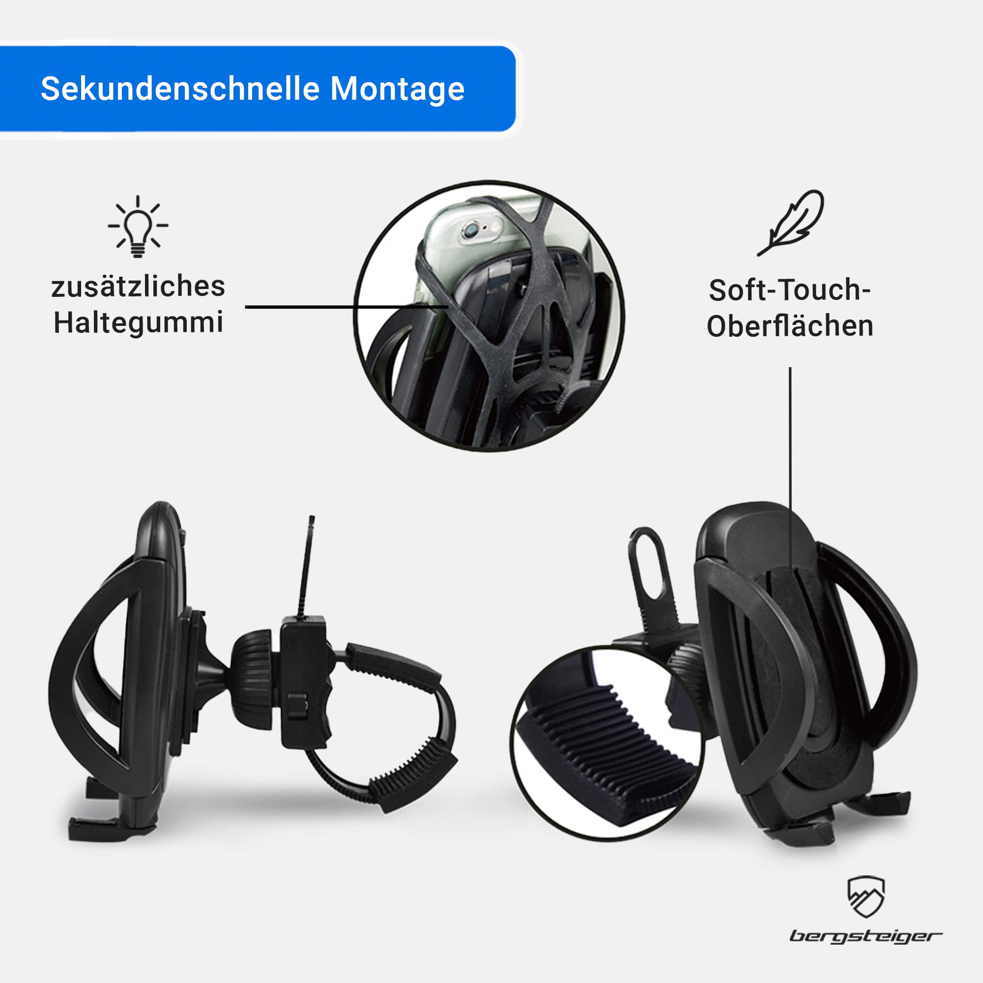 bergsteiger-handyhalterung-fahrrad-kinderwagen-universal-360 image 3