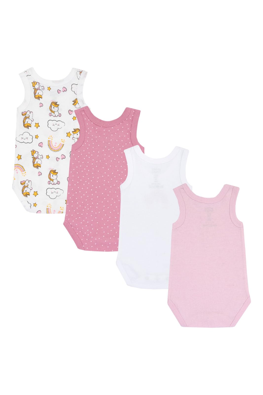 chicco-baby-bodys-m-dchen-9-monate-4er-set-baumwolle image 2